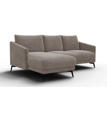 Ecksofa 3-Sitzer links VILT, taupe