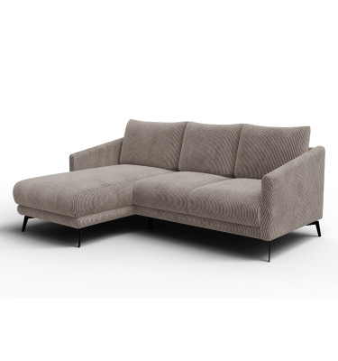 Ecksofa 3-Sitzer links VILT, taupe