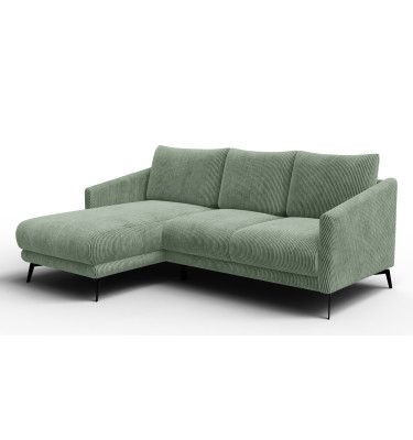 Ecksofa 3-Sitzer links VILT, mint