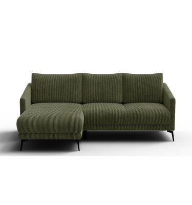 Ecksofa 3-Sitzer links VILT, olive