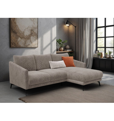 Ecksofa 3-Sitzer rechts VILT, taupe