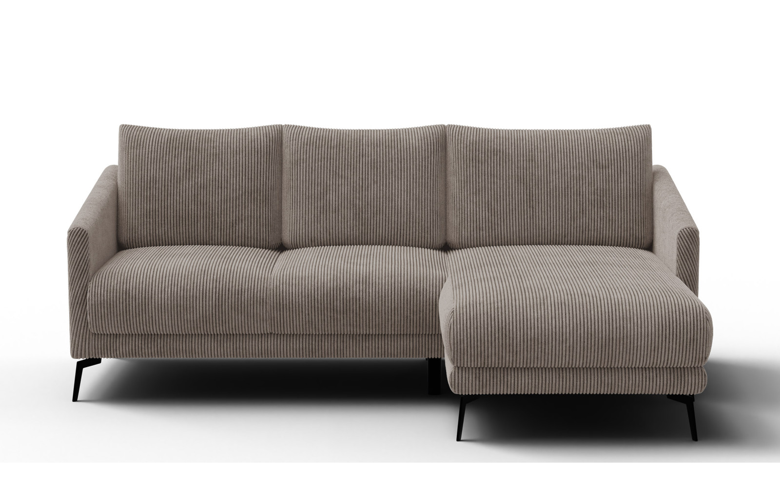 Ecksofa 3-Sitzer rechts VILT, taupe