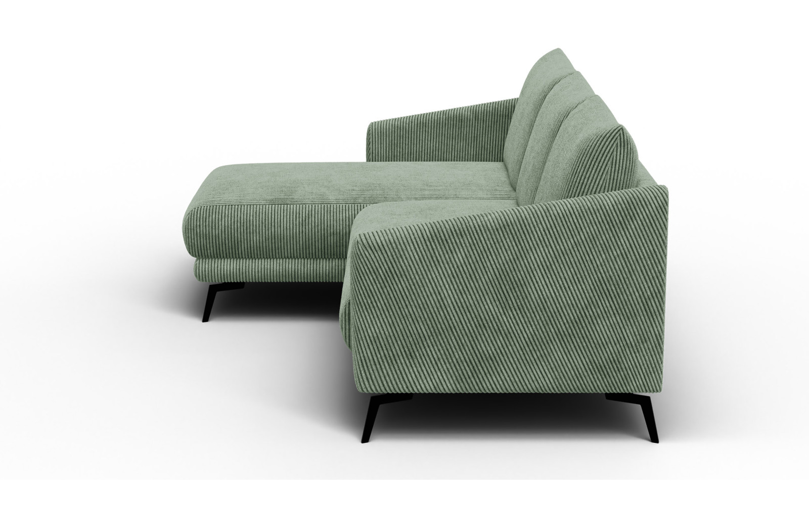 Ecksofa 3-Sitzer links VILT, mint