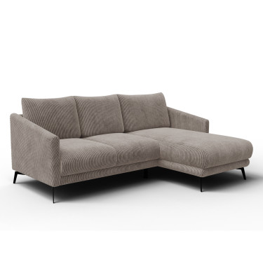 Ecksofa 3-Sitzer rechts VILT, taupe