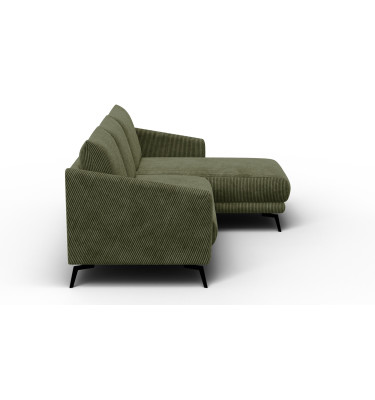 Ecksofa 3-Sitzer rechts VILT, olive