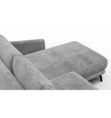 Ecksofa 3-Sitzer rechts VILT, hellgrau