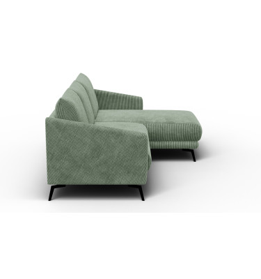 Ecksofa 3-Sitzer rechts VILT, mint