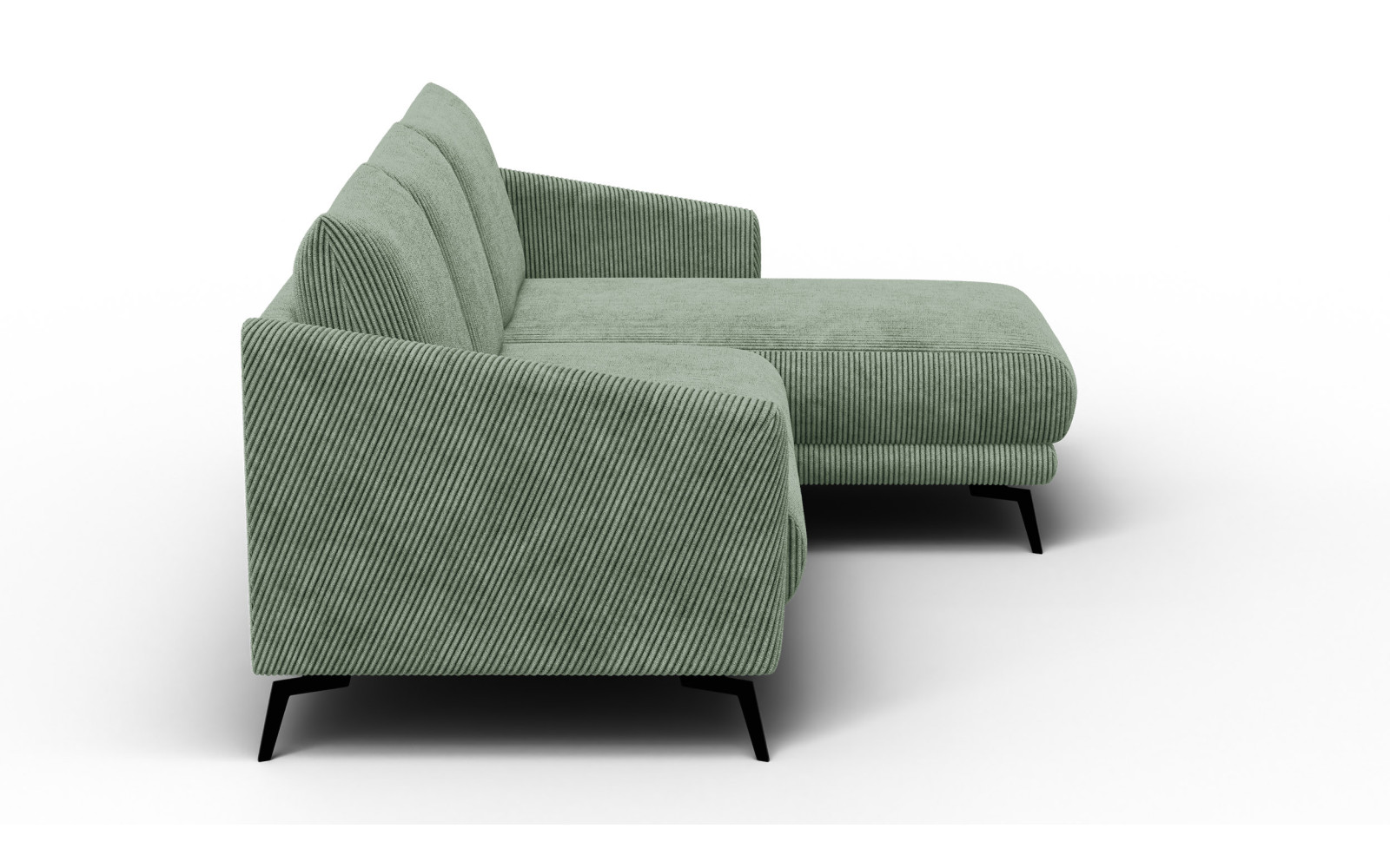 Ecksofa 3-Sitzer rechts VILT, mint