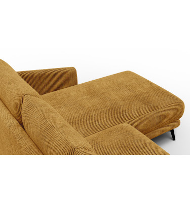 Ecksofa 3-Sitzer rechts VILT, safran