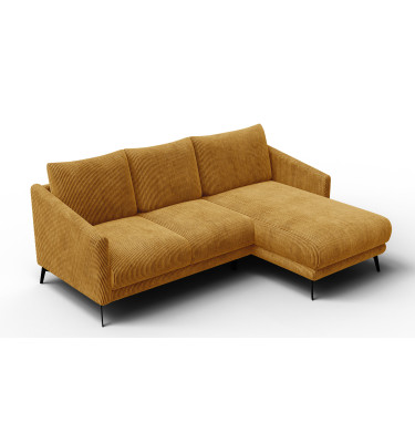Ecksofa 3-Sitzer rechts VILT, safran