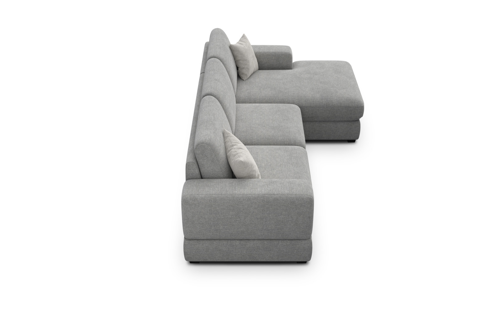 Ecksofa 4-Sitzer rechts OTTO, grau