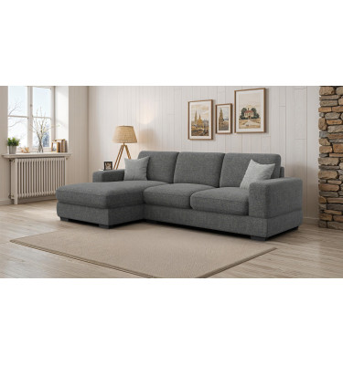 Ecksofa 4-Sitzer links OTTO, anthracit