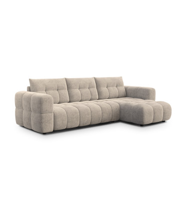 CLOUDI Ecksofa 4-Sitzer rechts, beige