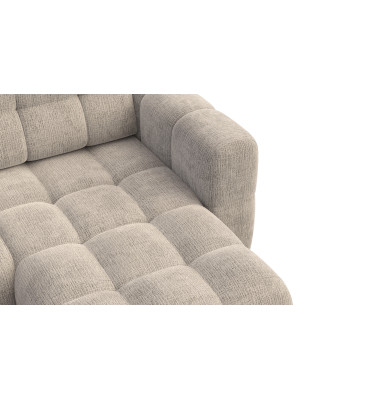 CLOUDI Ecksofa 4-Sitzer rechts, beige