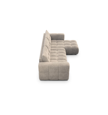 CLOUDI Ecksofa 4-Sitzer rechts, beige
