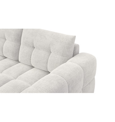 CLOUDI Ecksofa 4-Sitzer links, creme