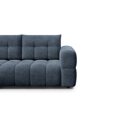 CLOUDI Ecksofa 4-Sitzer links, marineblau