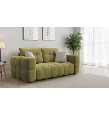 CLOUDI 2,5-Sitzer-Sofa, olivgrün