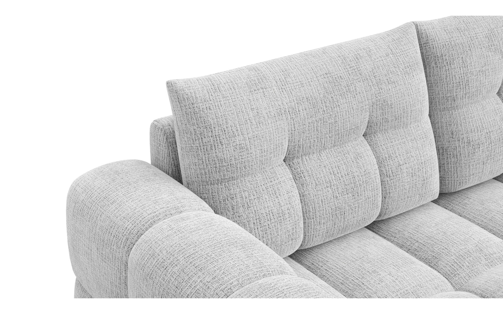 CLOUDI 2,5-Sitze-Sofa, hellgrau