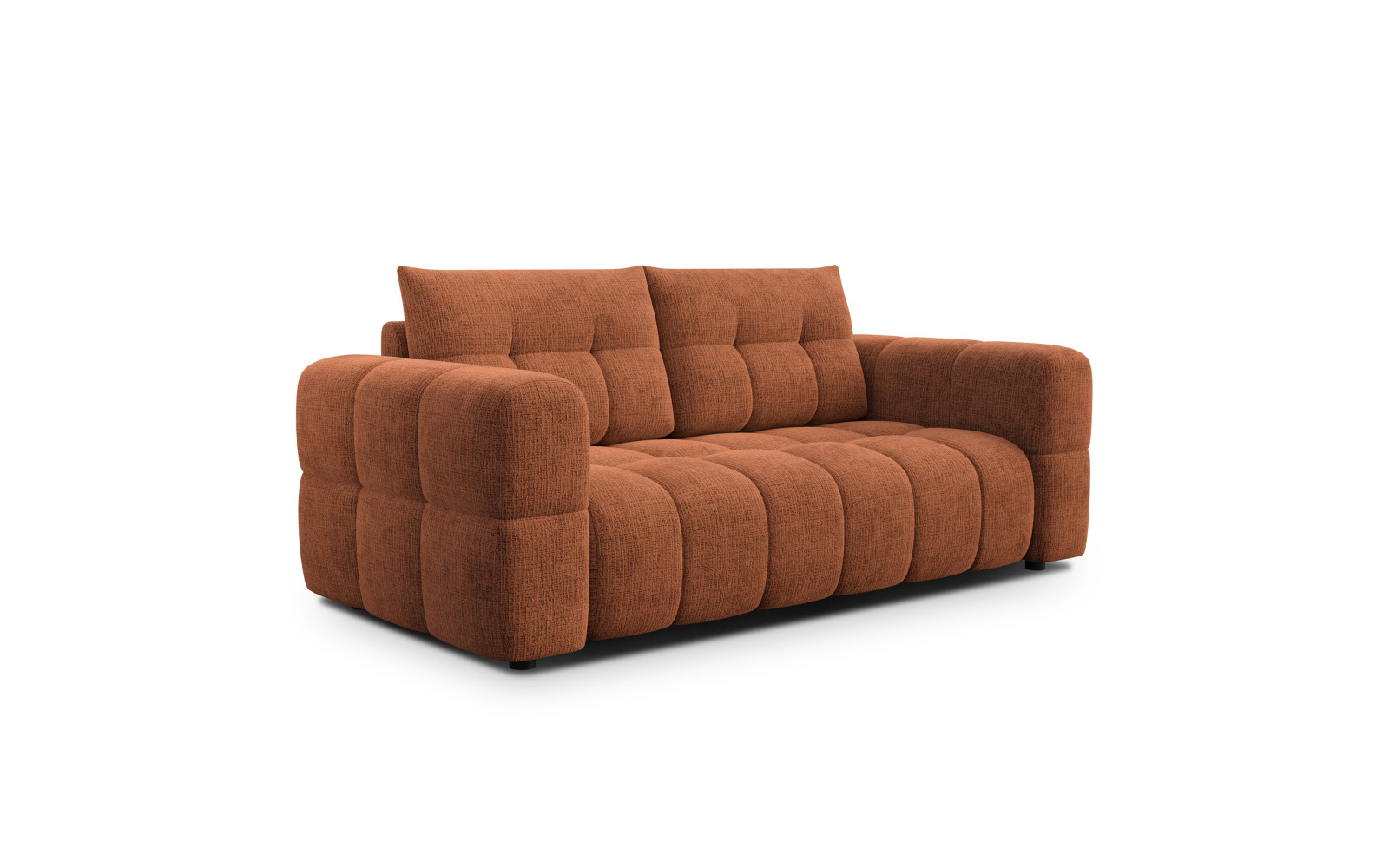 CLOUDI 2,5-Sitzer-Sofa, rostrot