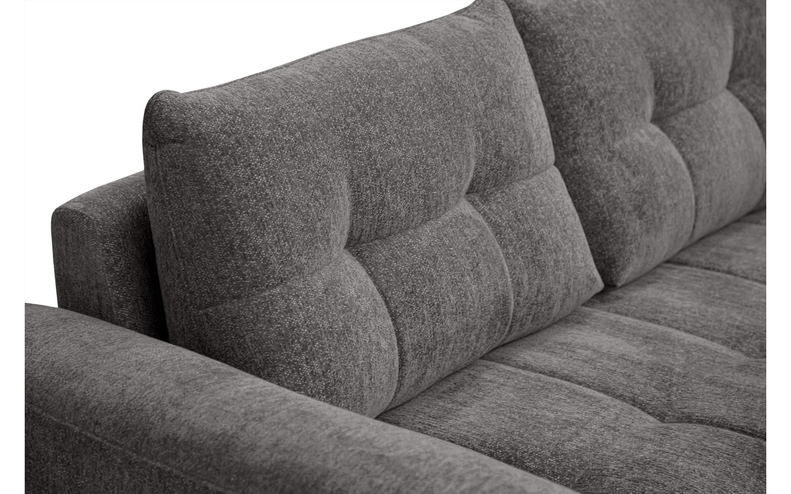 Sofa 3-Sitzer SALVINI, dunkelgrau