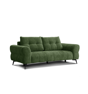Sofa 3-Sitzer SALVINI, dunkelgrün