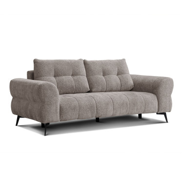 Sofa 3-Sitzer SALVINI, dunkelbeige