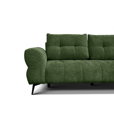 Sofa 3-Sitzer SALVINI, dunkelgrün