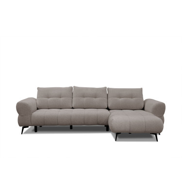 Ecksofa 4-Sitzer SALVINI, dunkelbeige