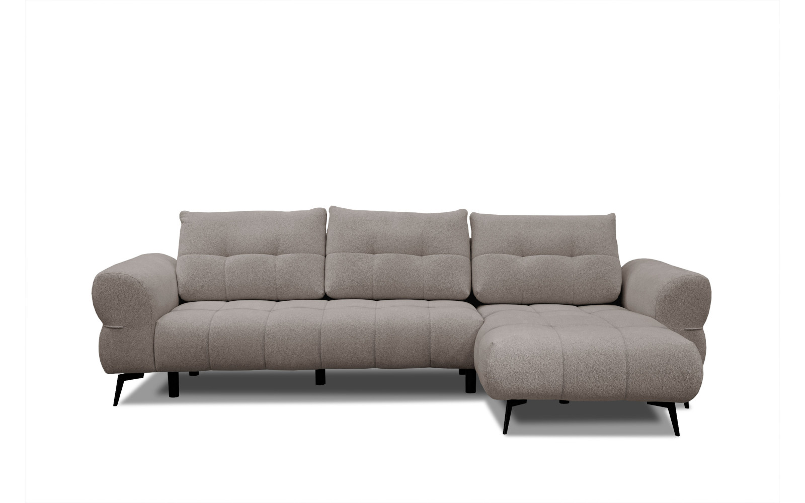 Ecksofa 4-Sitzer SALVINI, dunkelbeige