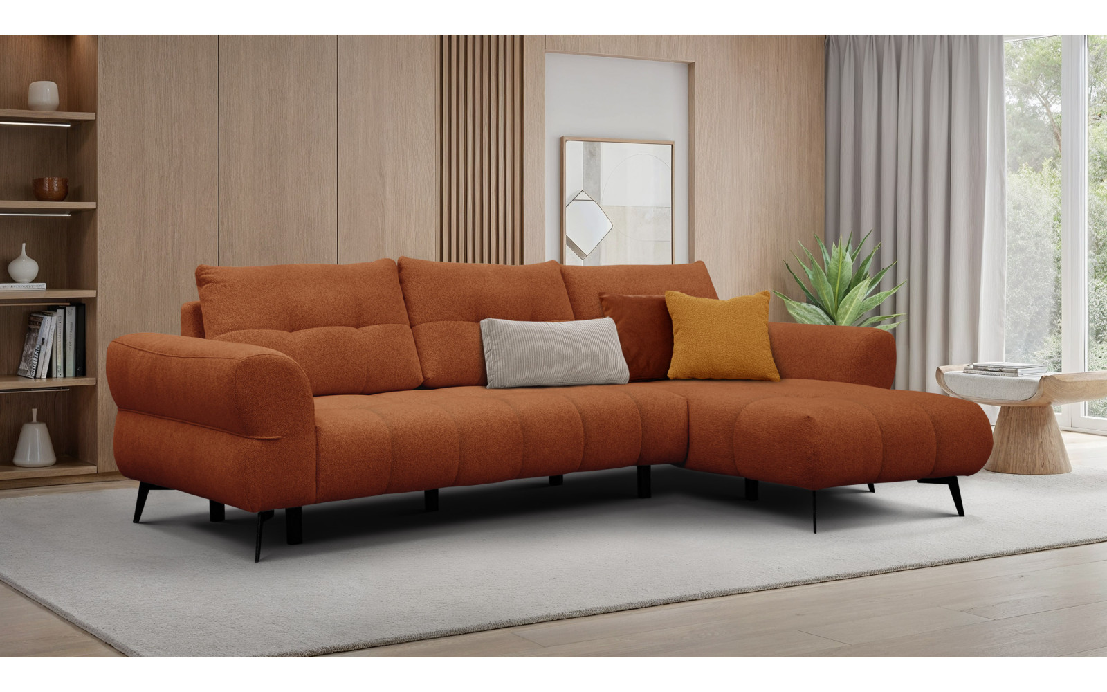 Ecksofa 4-Sitzer SALVINI, orange
