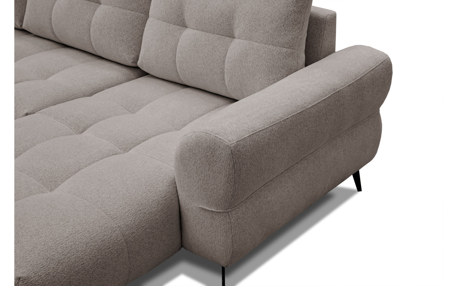 Ecksofa 4-Sitzer SALVINI, dunkelbeige