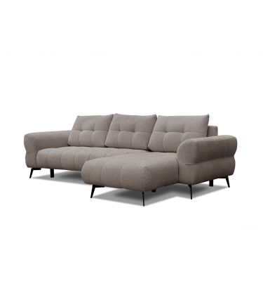 Ecksofa 4-Sitzer SALVINI, dunkelbeige