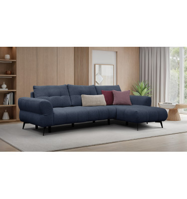 Ecksofa 4-Sitzer SALVINI, dunkelblau