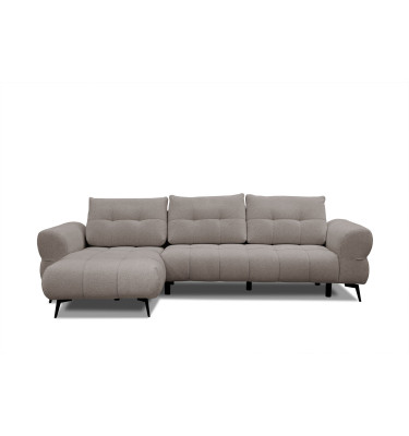 Ecksofa 4-Sitzer SALVINI, dunkelbeige