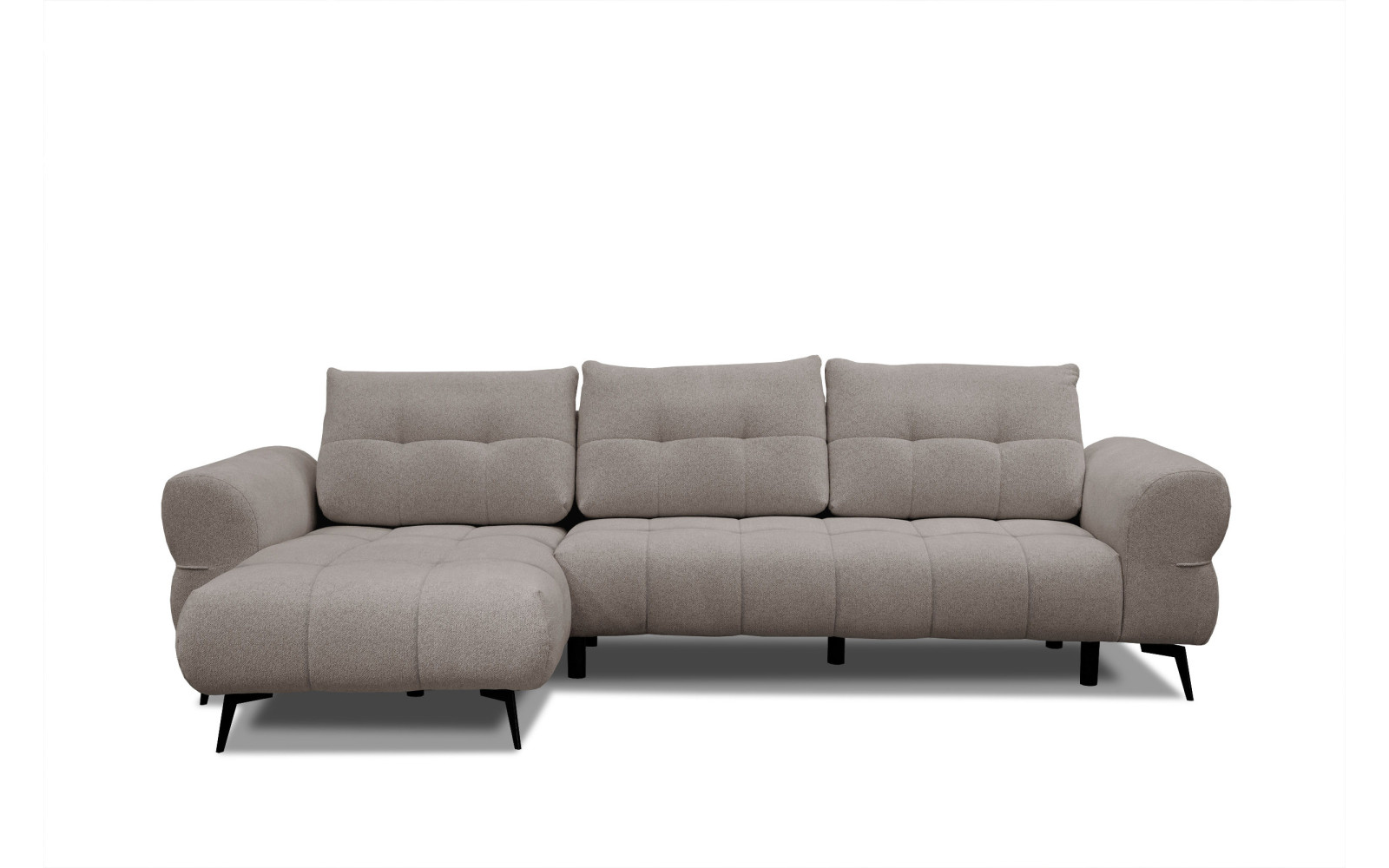 Ecksofa 4-Sitzer SALVINI, dunkelbeige