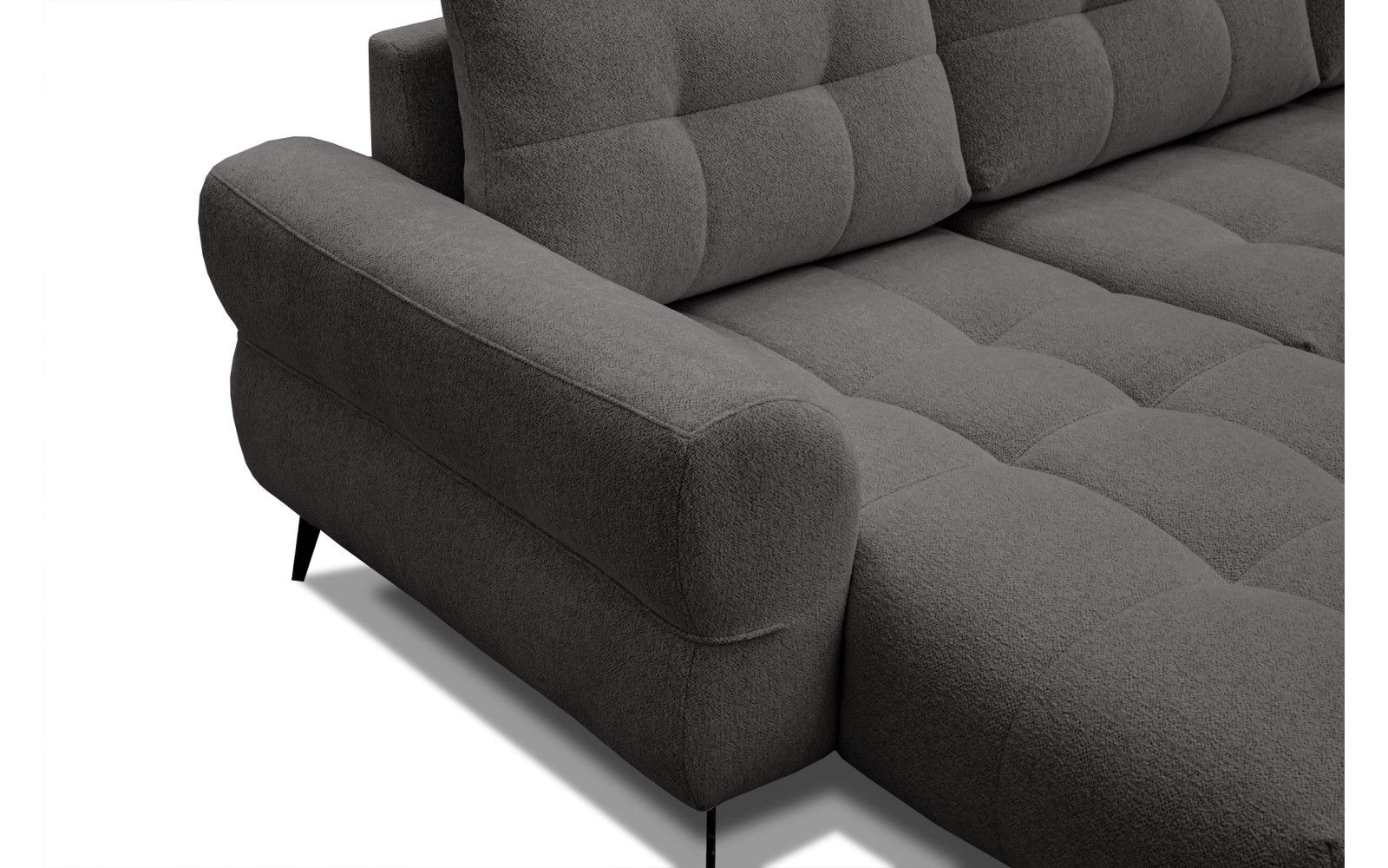 Ecksofa 4-Sitzer SALVINI, dunkelgrau