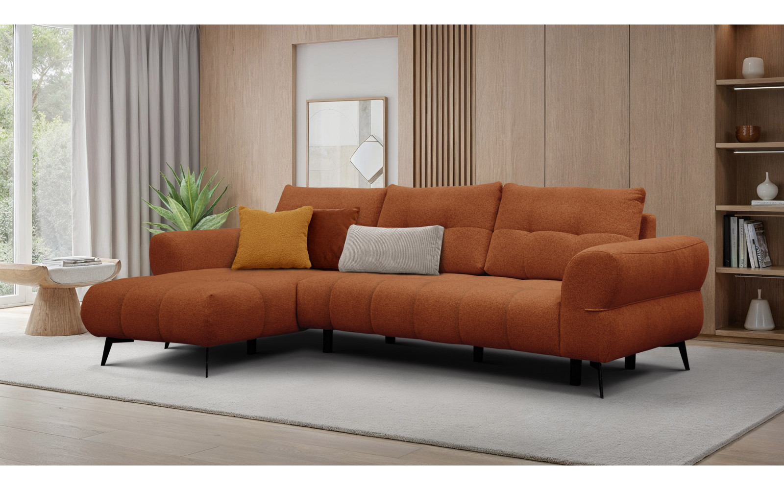 Ecksofa 4-Sitzer SALVINI, orange