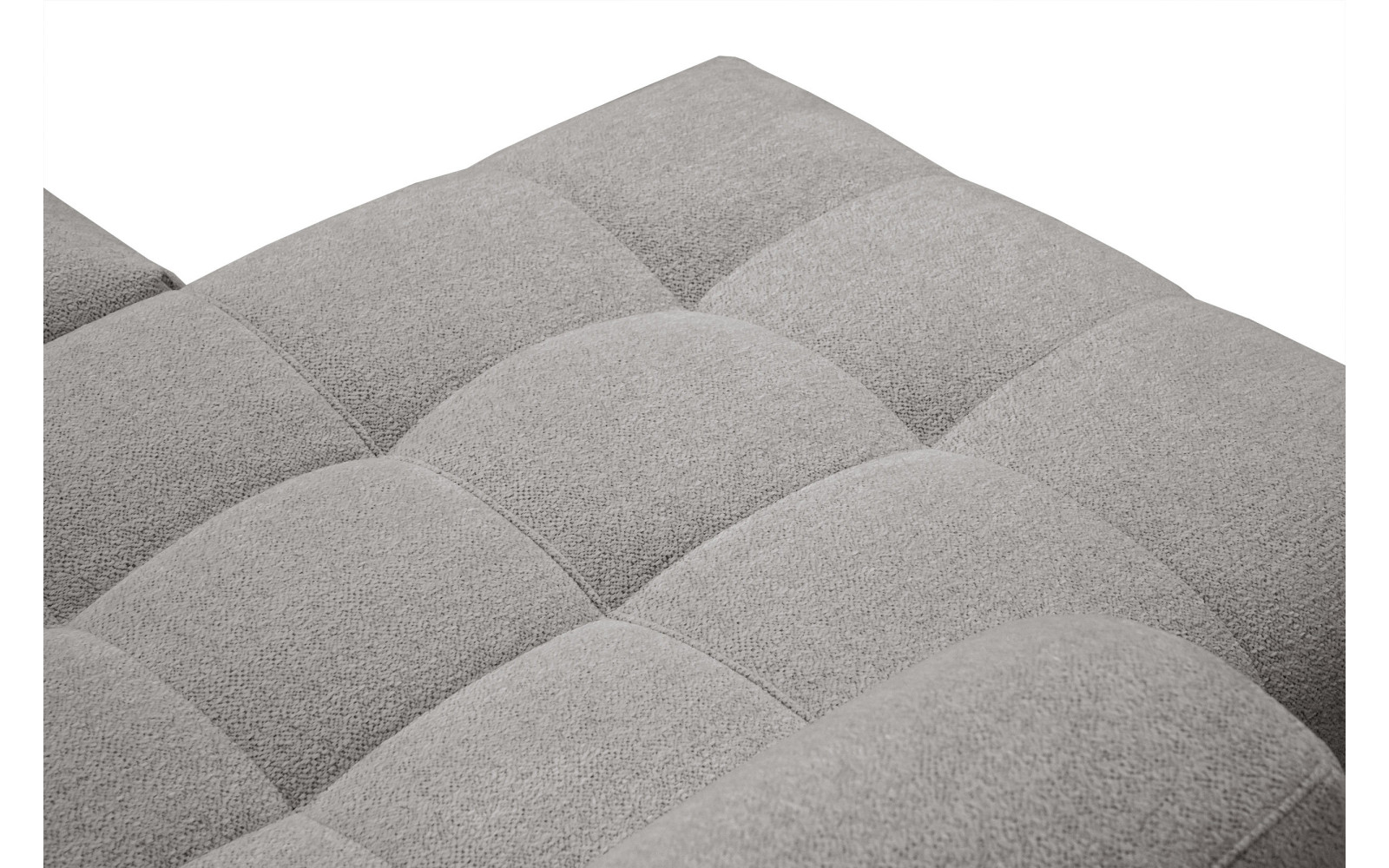 Ecksofa 4-Sitzer SALVINI, platingrau