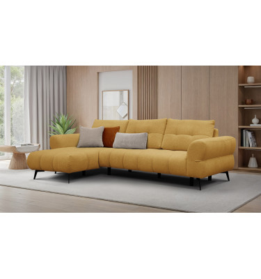 Ecksofa 4-Sitzer SALVINI, gelb