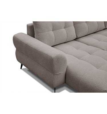 Ecksofa 4-Sitzer SALVINI, dunkelbeige