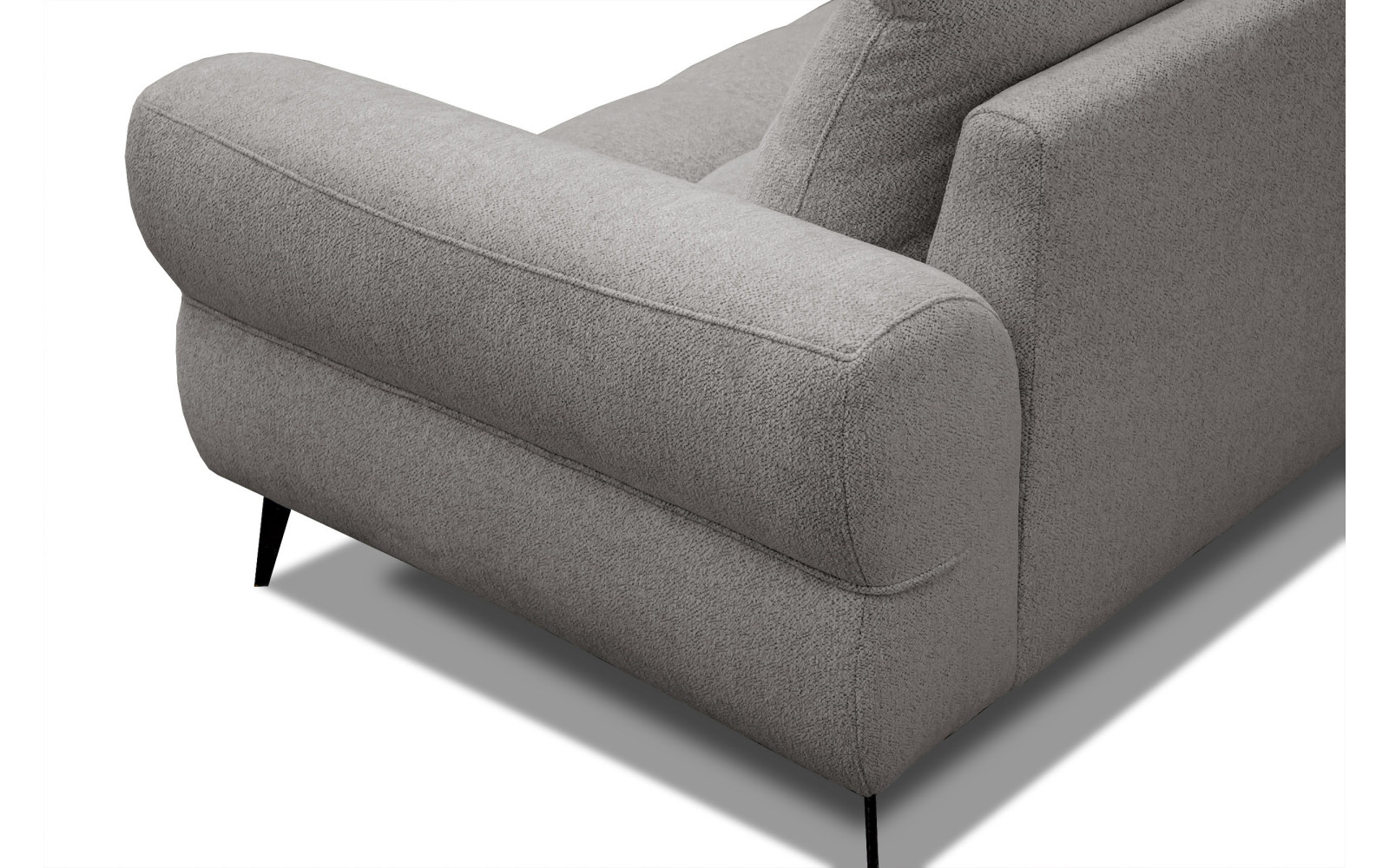 Ecksofa 4-Sitzer SALVINI, platingrau