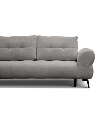 Ecksofa 4-Sitzer SALVINI, platingrau