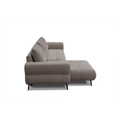 Ecksofa 4-Sitzer SALVINI, dunkelbeige