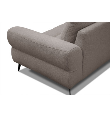Ecksofa 4-Sitzer SALVINI, dunkelbeige