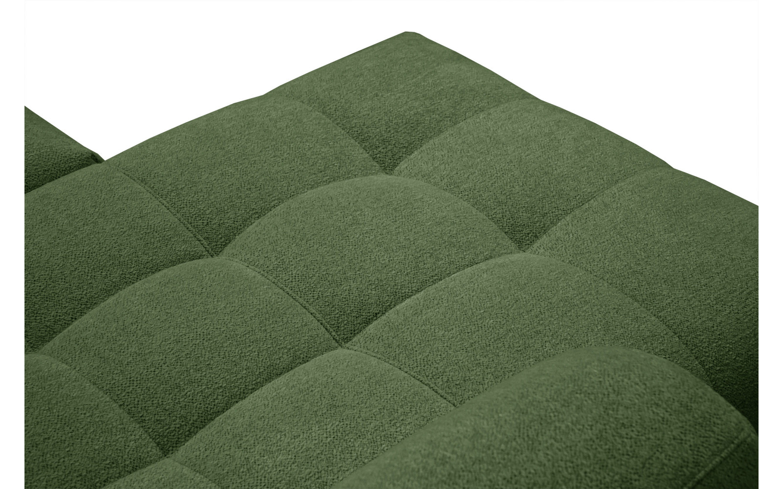 Ecksofa 4-Sitzer SALVINI, dunkelgrün