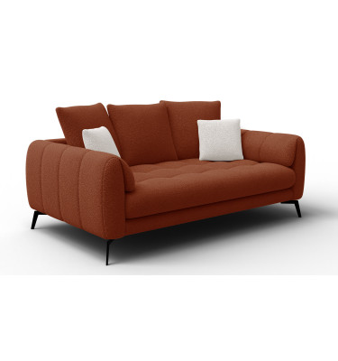 Sofa 2,5-Sitzer CALME, dunkelorange