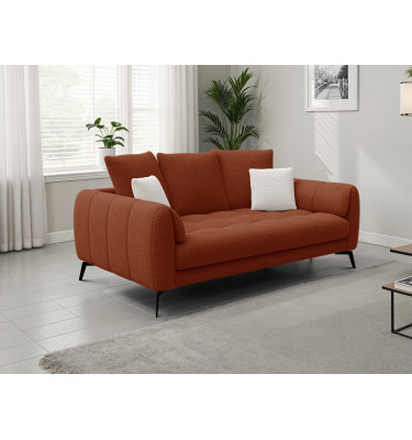 Sofa 2,5-Sitzer CALME, dunkelorange