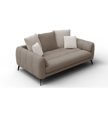 Sofa 2,5-Sitzer CALME, beige und écru