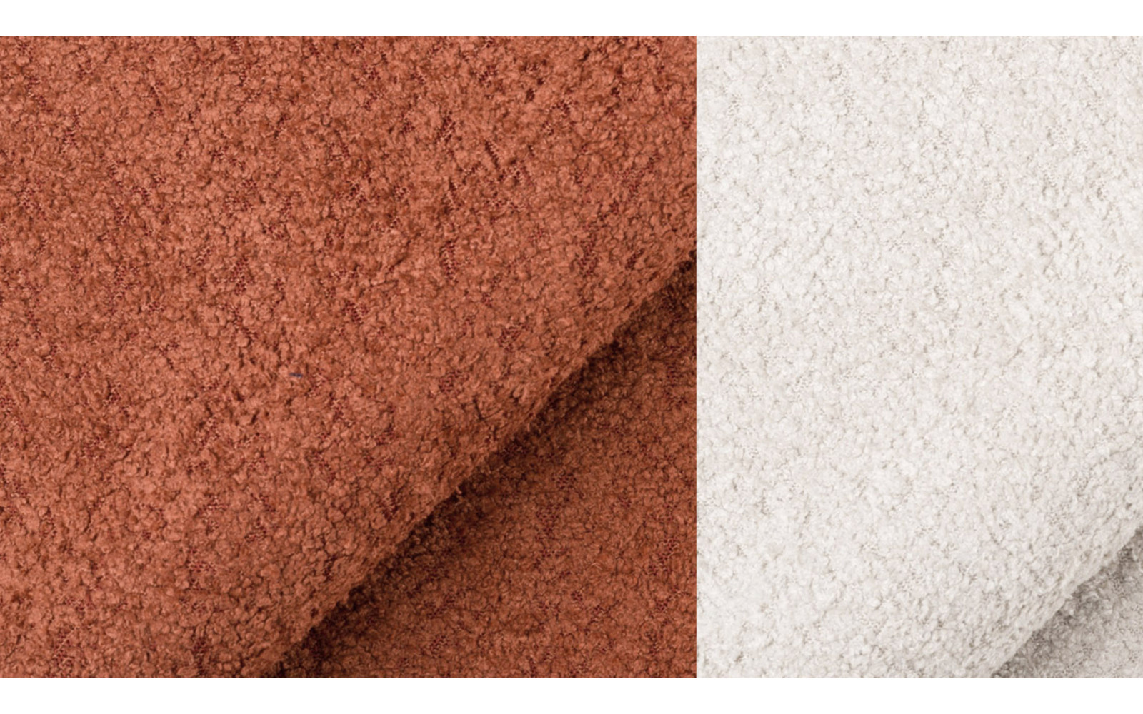 Sofa 2,5-Sitzer CALME, dunkelorange